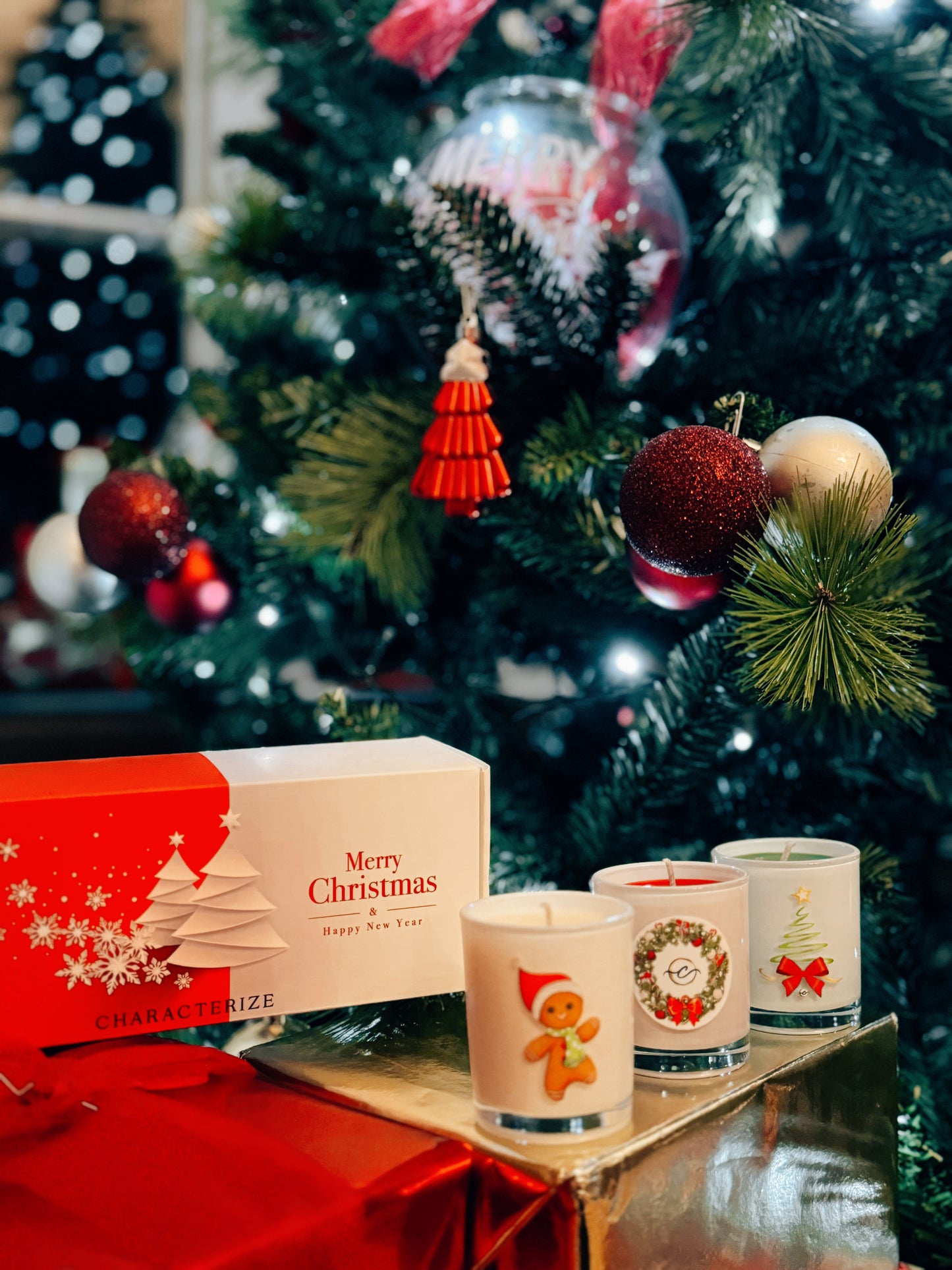 Characterize Christmas Scented 3 Candle Gift Set