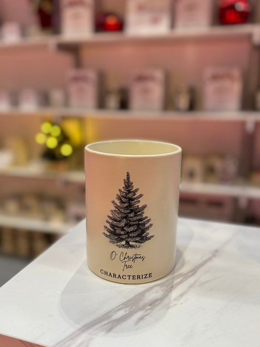 Ceramic O'Christmas Tree Candle