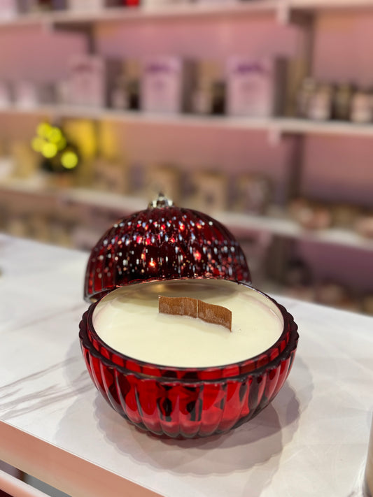 Showpiece Christmas Bauble Candle