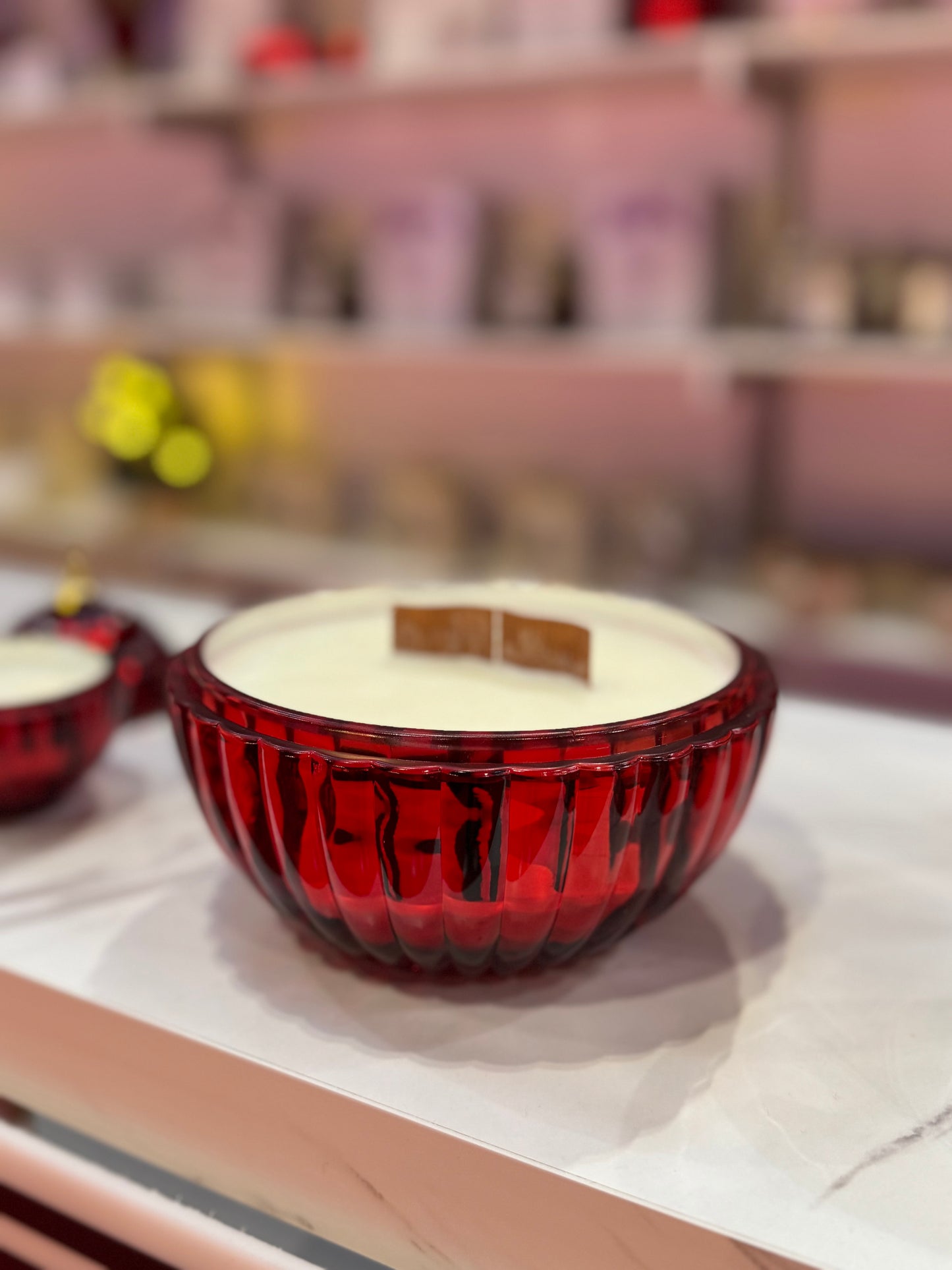 Showpiece Christmas Bauble Candle